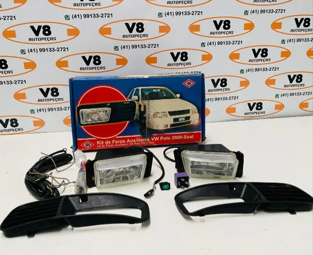 Kit Farol Auxiliar Polo 2000 (Novo - VIC)