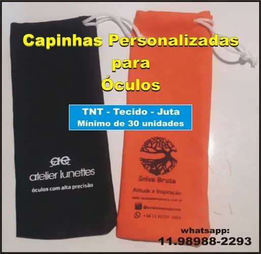 Estojos para Óculos Personalizados - 300 unidades