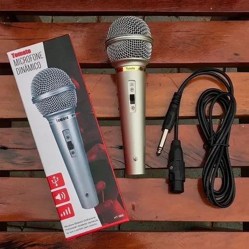 Microfone com Fio Alta Qualidade - Entrega Rapida