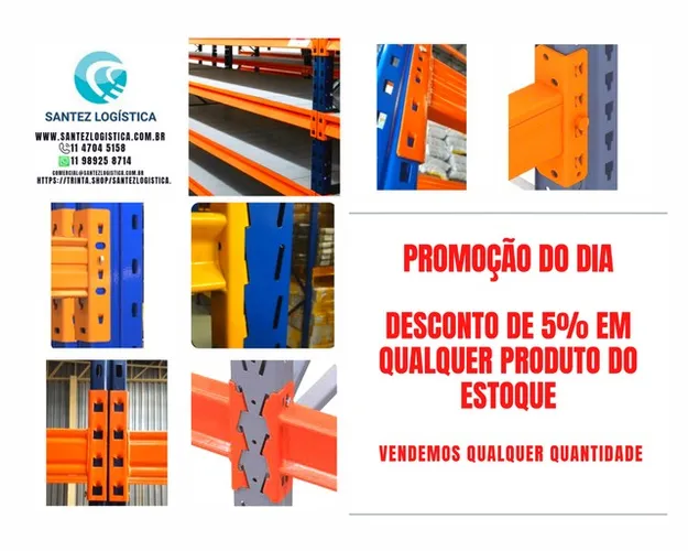 Promoção de Estruturas Porta Pallets Pallet Palete Paletes