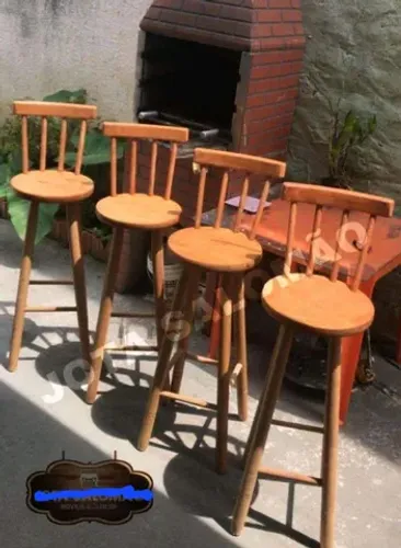 Banqueta com encosto - 70cn