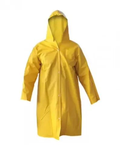 Capa de Chuva PVC Forrada Plus Amarela - Brascamp