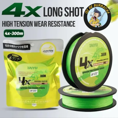 Linha multifilanto 4X 0.10 300m - Alta Resistência