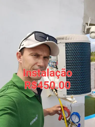 Instalação de Ar Split Residêncial.