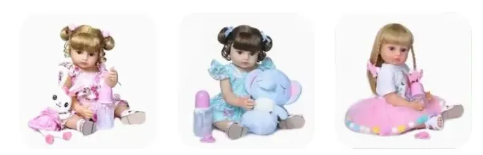 Boneca bebê reborn corpo em silicone realista