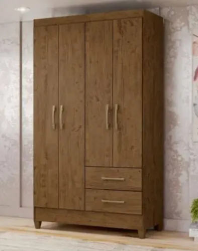 Promoção Guarda Roupa Marrom 4 Portas - 14/10