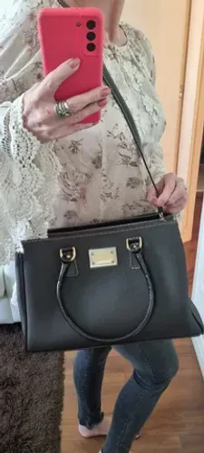 bolsa nunca usada de couro 2 alças corello