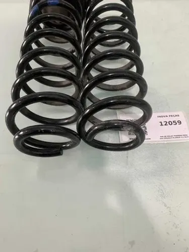 Par De Molas Traseira Para Gnv Renault Fluence 2.0 2015
