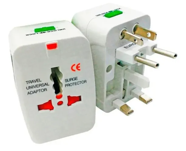 Adaptador Tomada Universal Internacional Usa Europa 3 Tipos