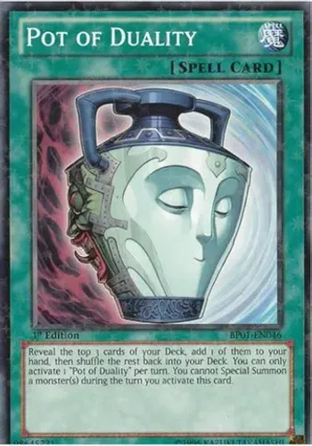 Yugioh!!! Pot Of Duality [bp01-en046] Starfoil Rare