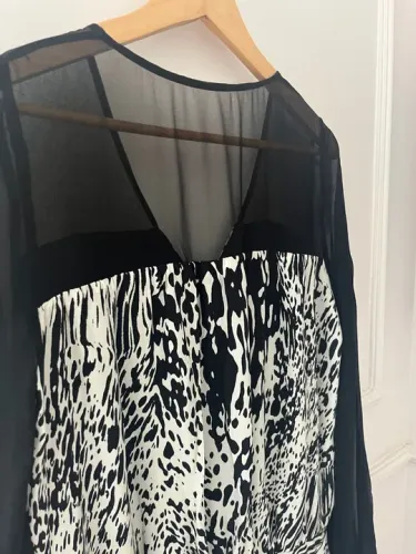 Vestido Longo Estampa Animal - Bo.Bô - 100% seda