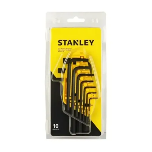 Jogo de Chave Allen em Polegadas 10 Peças Stanley 69-254