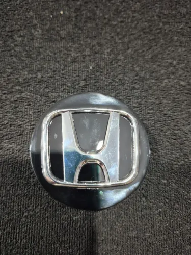 Calota central Honda 58mm preta 