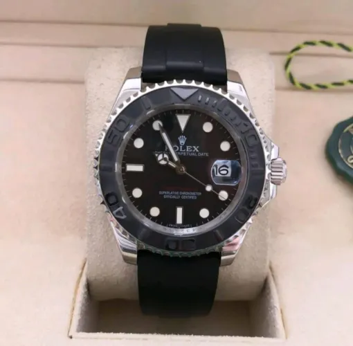 Rolex Yacht-Master Black Dial - Relógio de Luxo suíço