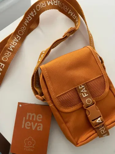 Bolsa de Ombro Farm Rio - Laranja - Nova, nunca usada