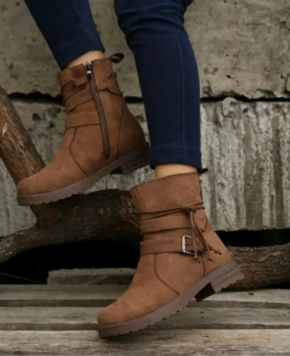 Bota caramelo Shein