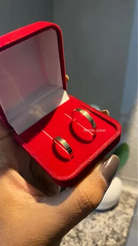 Alianças de Ouro 18k, 3mm, Noivado e Casamento