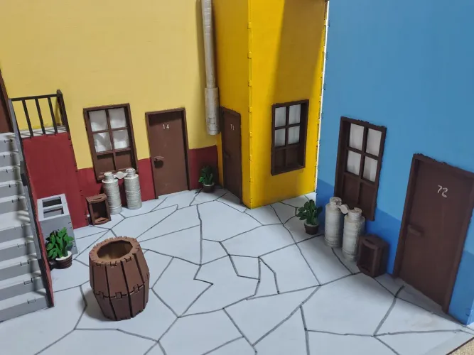Maquete da vila do chaves