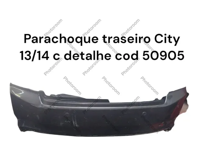 Parachoque Traseiro Honda City 2013/2014