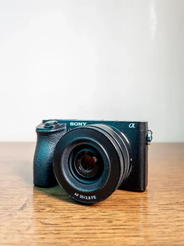 Sony a6500 e lente 35mm