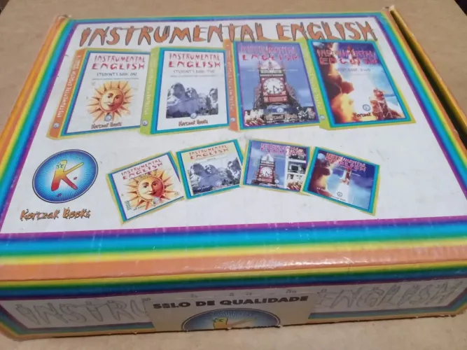 Instrumental english box 4 livros e 4 cds