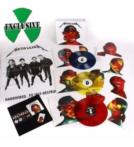 Box Vinil Metallica Hardwired Tô Self Destruct - lacrado - 10x s/ jrs