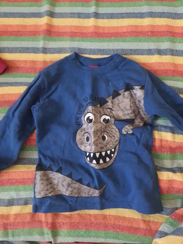 Camiseta Infantil Dinossauro - Tamanho 4