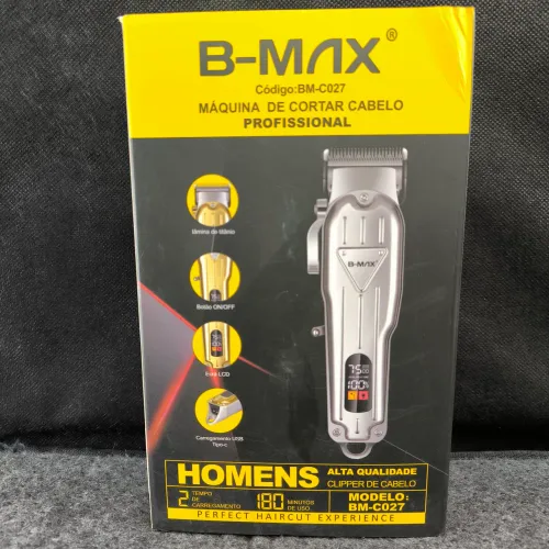 Máquina de Cortar Cabelo Profissional B-MAX BM-C027