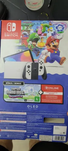 nintendo oled ed wonder destravado sd 128gb