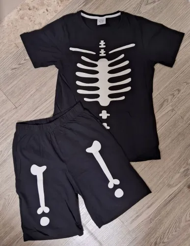 Conjunto Infantil de Esqueleto Halloween