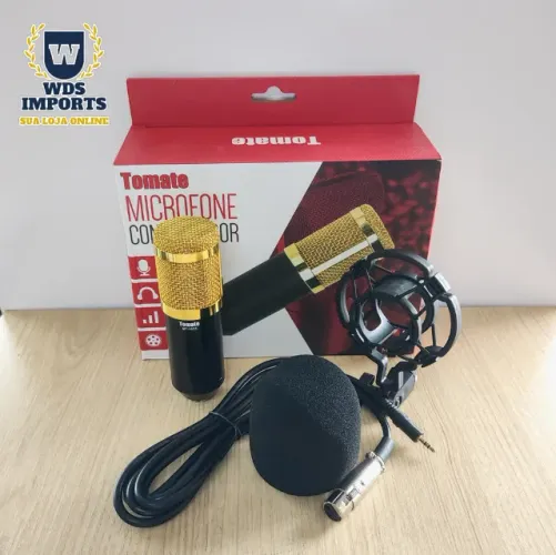 Microfone Condensador Profissional - Tomate