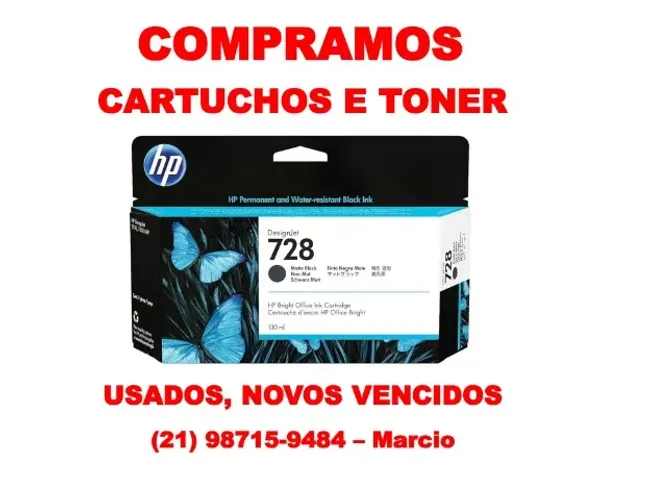 Venda e compra de cartuchos e toner