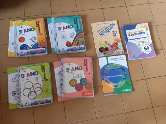 Livros Editora Positivo - 5° ano