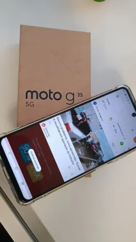 MOTOROLA G35 PRA VENDER HOJE 256GB IMPECAVEL TROCO COM VOLTA PRA MIM