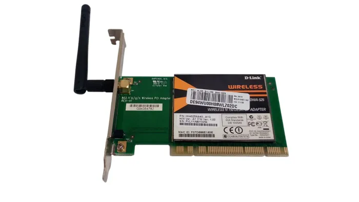 Placa de rede pci wireless d-link dwa-525