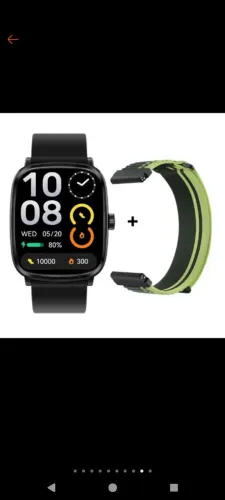 Smartwatch Relógio Inteligente com Pulseira Extra