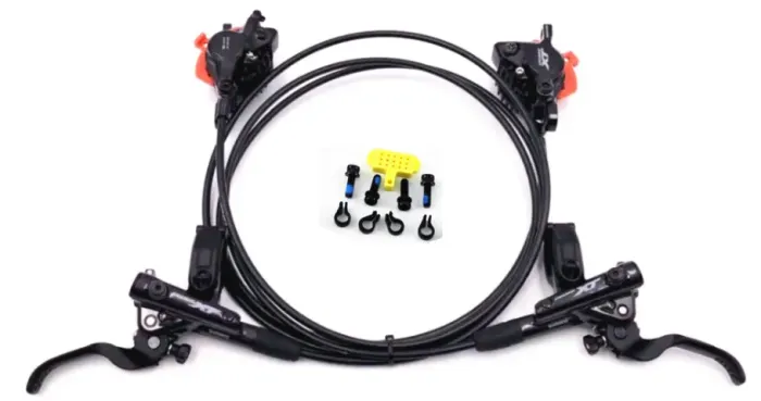 Freios Shimano Deore XT M8100 Pastilhas Resina normal - O Par