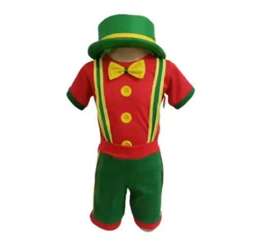 Fantasia Infantil de Palhaço Patatá