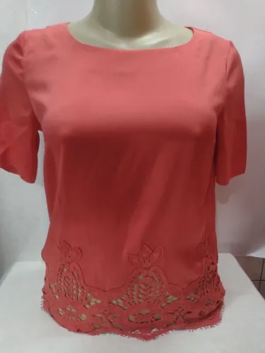 Blusa feminina Le Lis Blanc Tam M cor Coral