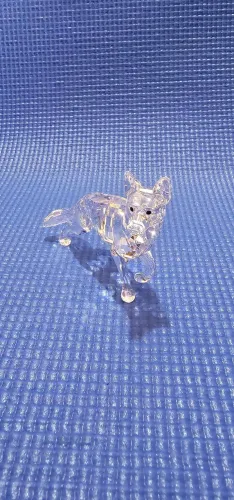 Escultura de Cristal de Cachorro - Swarovski