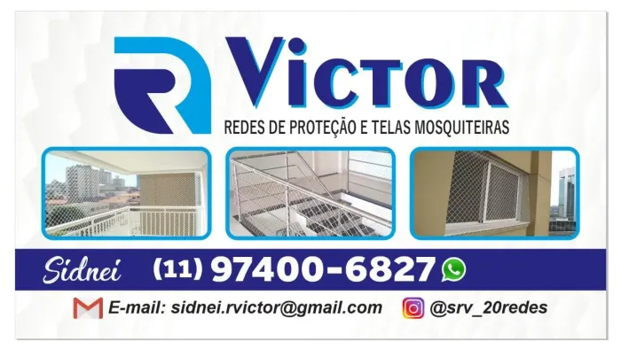 Redes de proteção e Telas mosquiteiras 