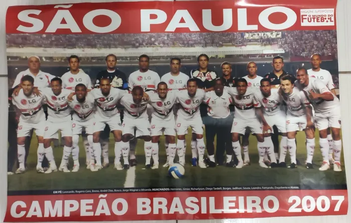Pôster São Paulo Campeão Brasileiro 2007
