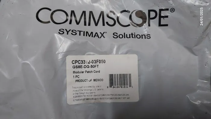 Cabo de Rede Cat6 UTP 40 Metros - Cinza