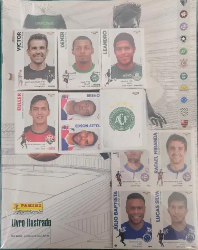 Álbum Campeonato Brasileiro 2014 - Capa Normal - Completo Figurinhas Soltas.