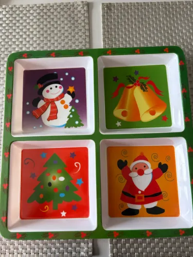 Bandeja de Natal nova