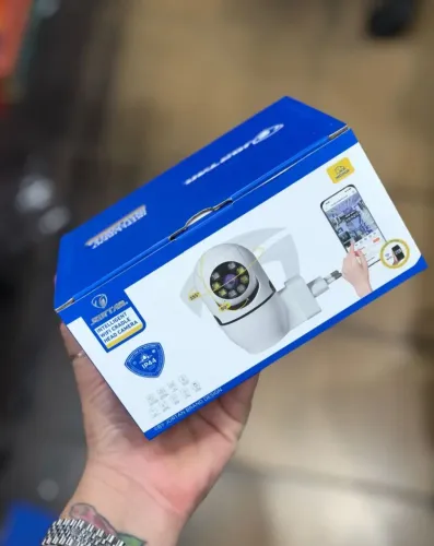 Câmera ip Wi-Fi com tomada acoplada 