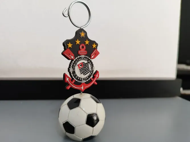 Bola de Futebol Corinthians Enfeite