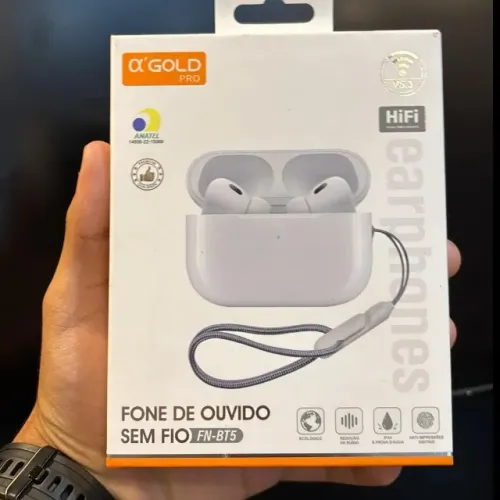 Fone De Ouvido Bluetooth Sem Fio Modelo Tws FN-BT5  Novo Loja Coimbra Computadores