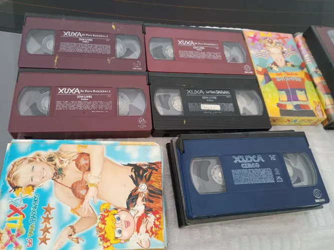 Fitas VHS da Xuxa