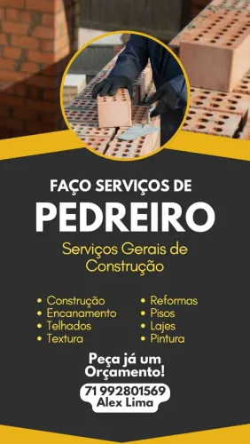 Pedreiro e pintor